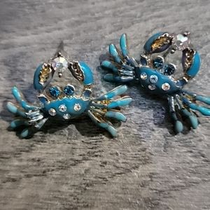 Betsey Johnson Crab Earrings